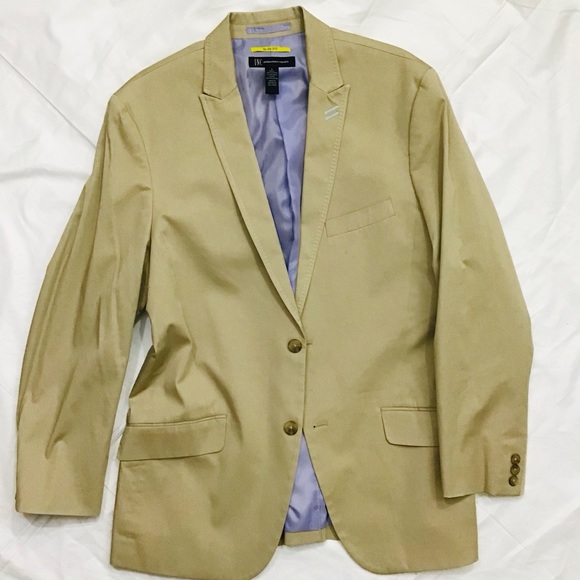 INC Cotton Tan Blazer Jacket NWOT